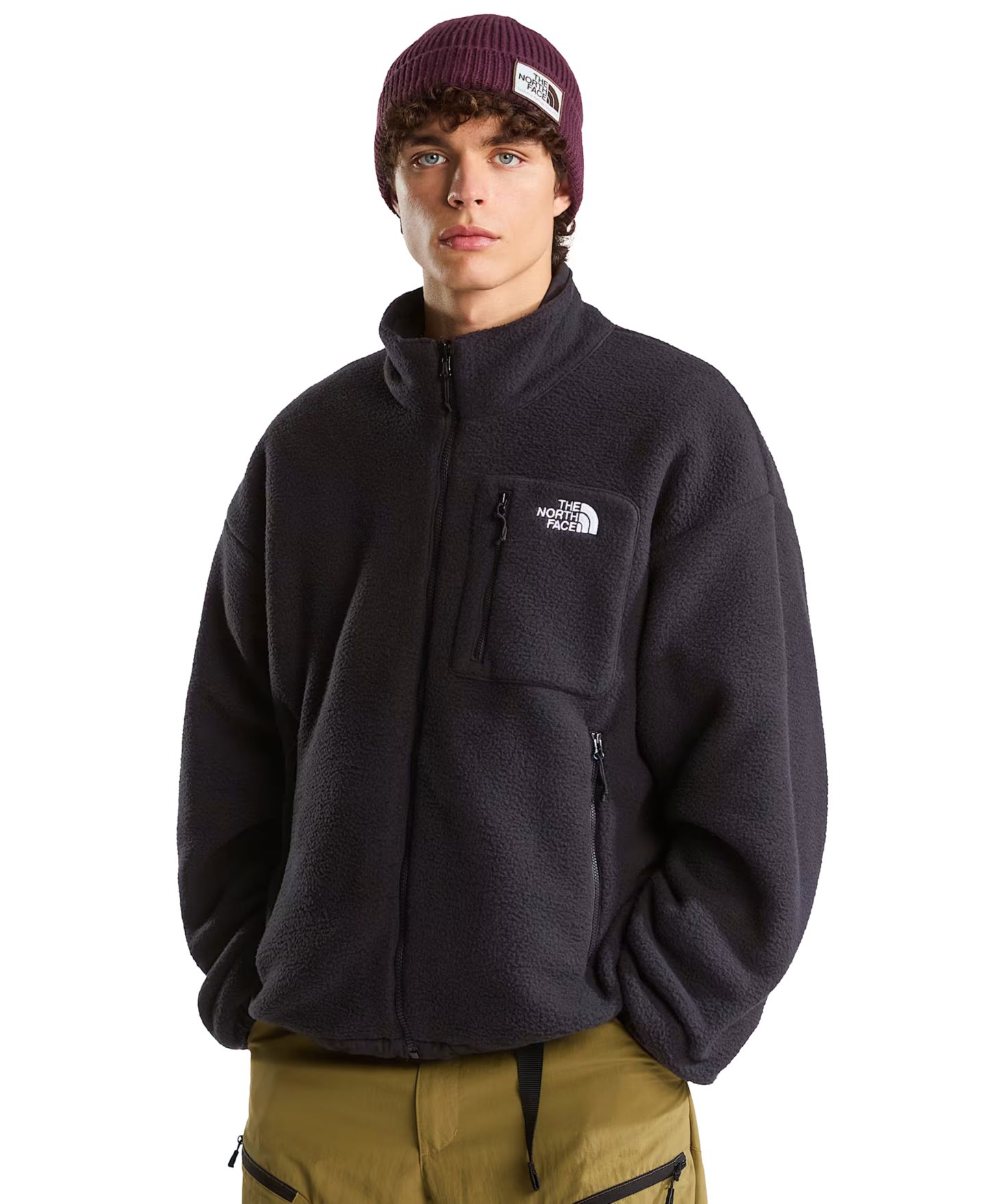 Мужская куртка The North Face Yumiori Reversible, цвет: Чёрный — фото 1