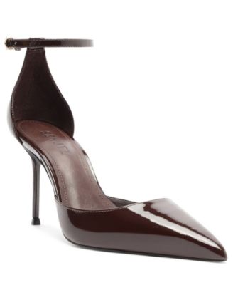 Women's Paloma Stiletto Pointed Toe Ankle Strap Pumps