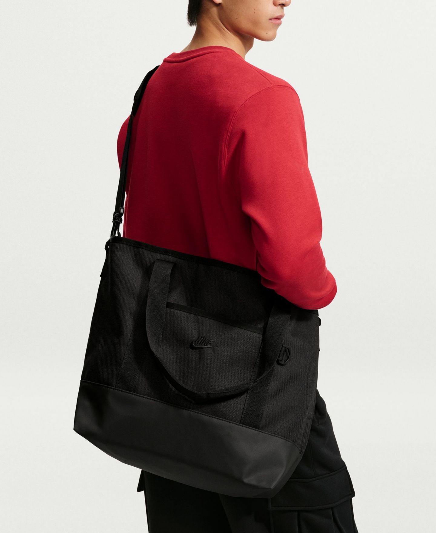Мужская сумка Nike Heritage Laptop Tote, цвет: Чёрный — фото 8