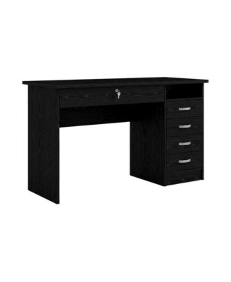 5-Drawer Computer Desk with Storage for Home Office or Workspace