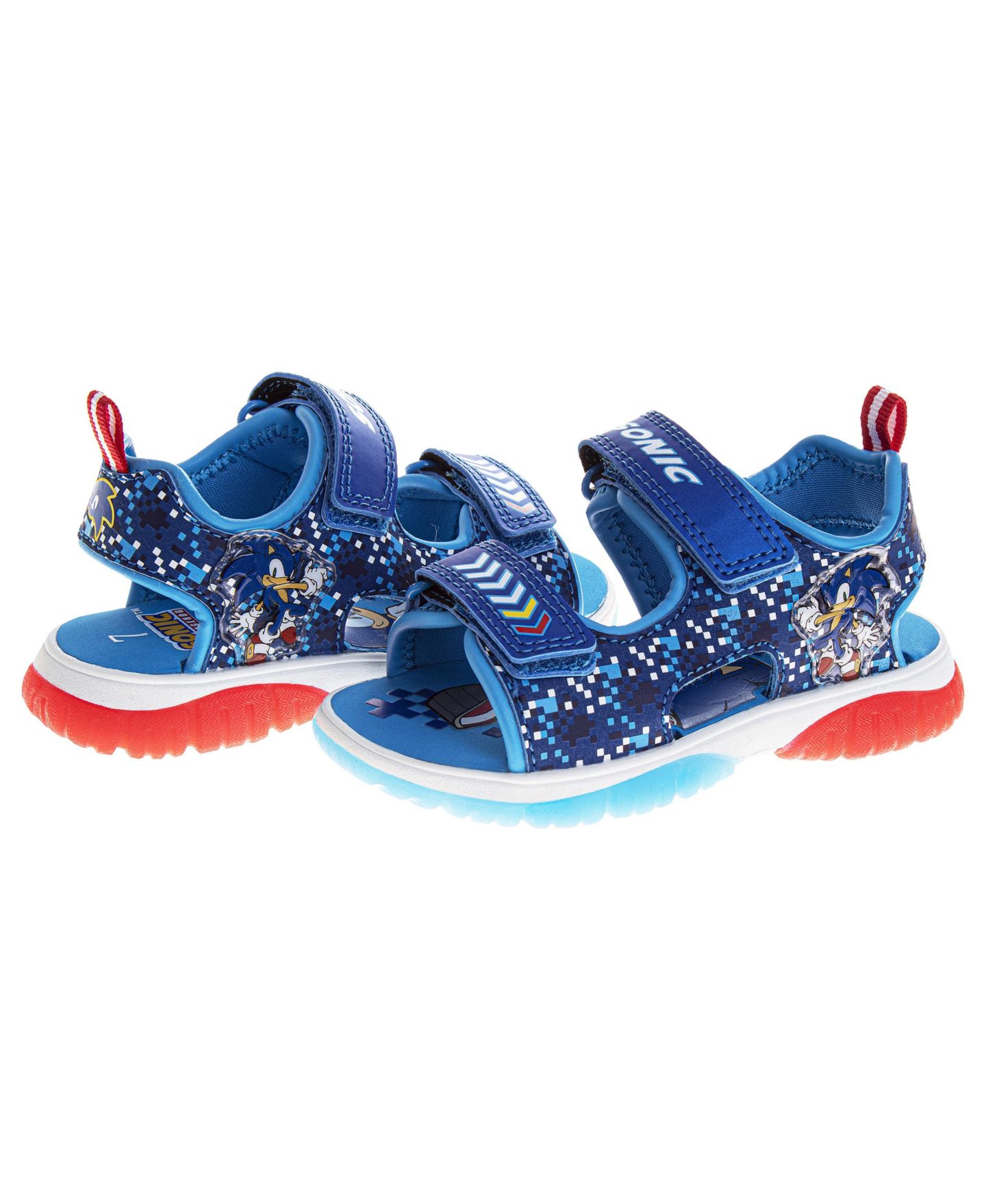 Сандалии Sonic The Hedgehog Hook and Loop Sport Sandals with Tails для мальчиков — фото 3