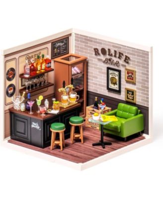 Miniature Bar Scene Leisurely Cheers Bar 142-Piece LED Building Set, Ages 8+