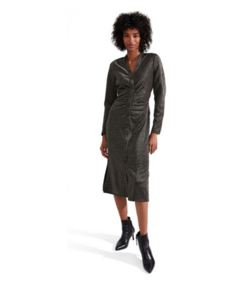Женское платье Hobbs London Mini, цвет: Золотой