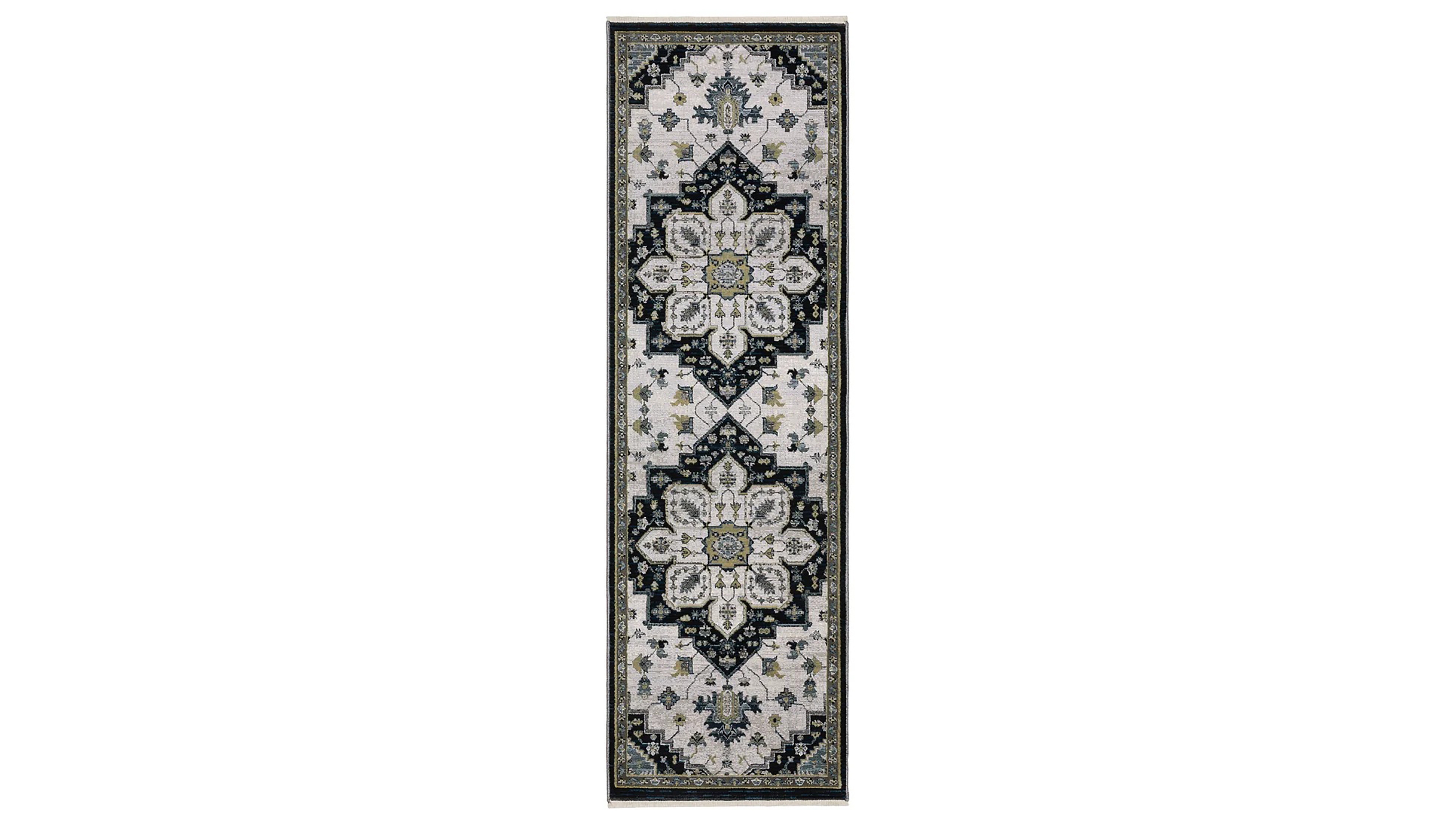 Oriental Weavers Keira KEI04 2'3"x7'6" Runner Area Rug
