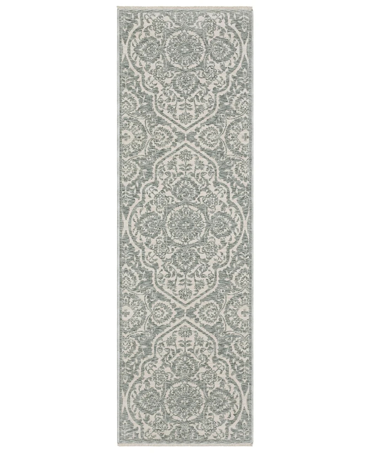 EECH02068235ST 2 ft. 3 in. x 7 ft. 6 in. Echo ECH02 Casual Power Loomed Rectangle Area Rug, Green