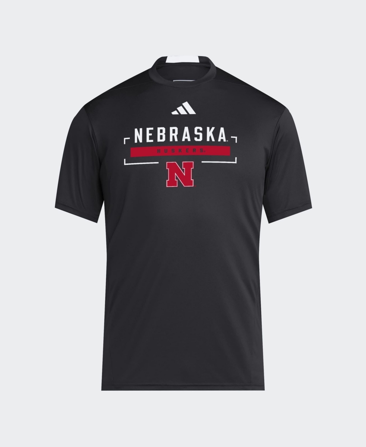 Adidas Men's Black Nebraska Huskers D4T Tri-Blend T-Shirt - Black