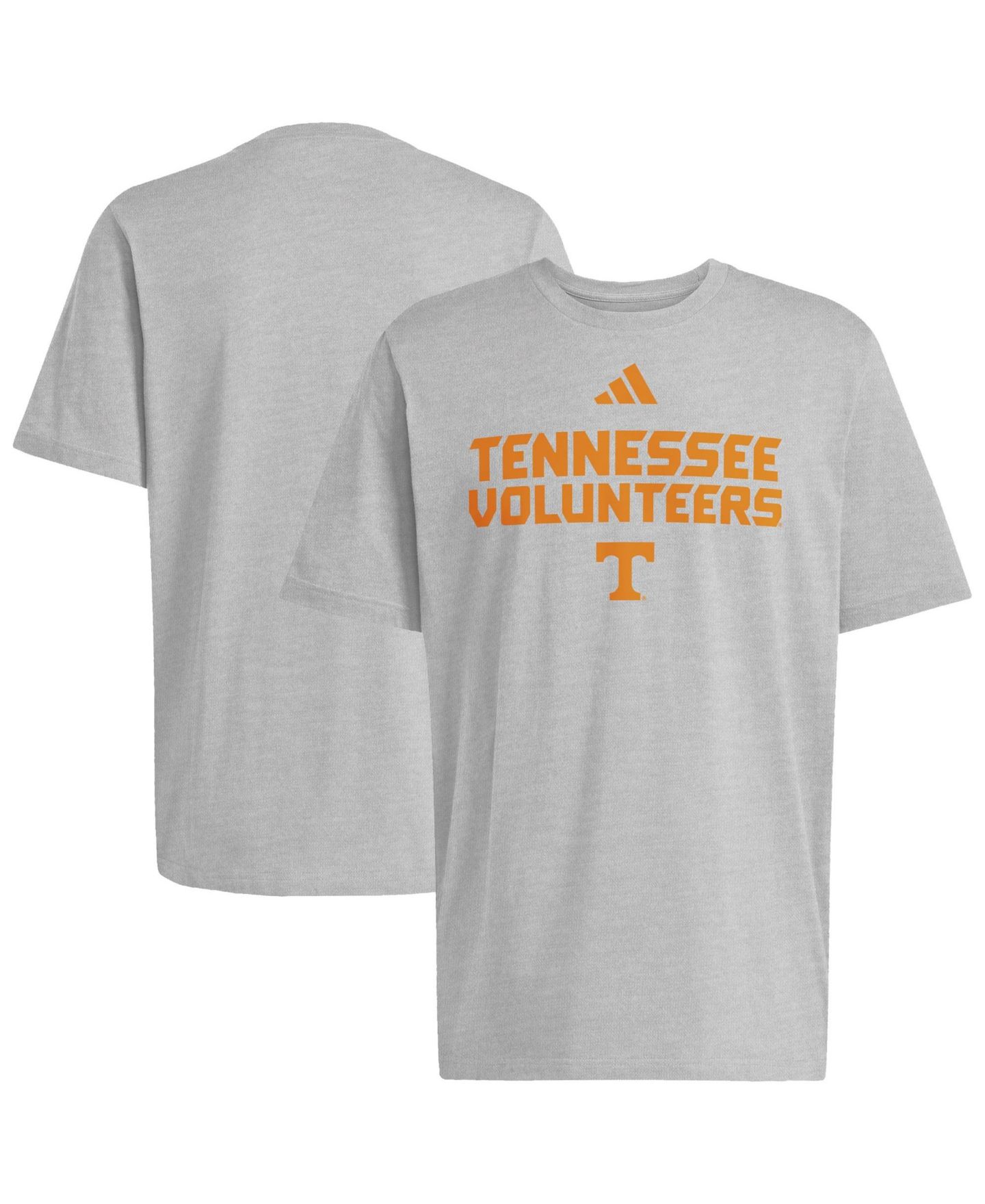 Мужская футболка adidas Gray Tennessee Volunteers Wordmark — фото 1