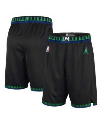 Men's Black Minnesota Timberwolves Statement Edition Swingman Shorts