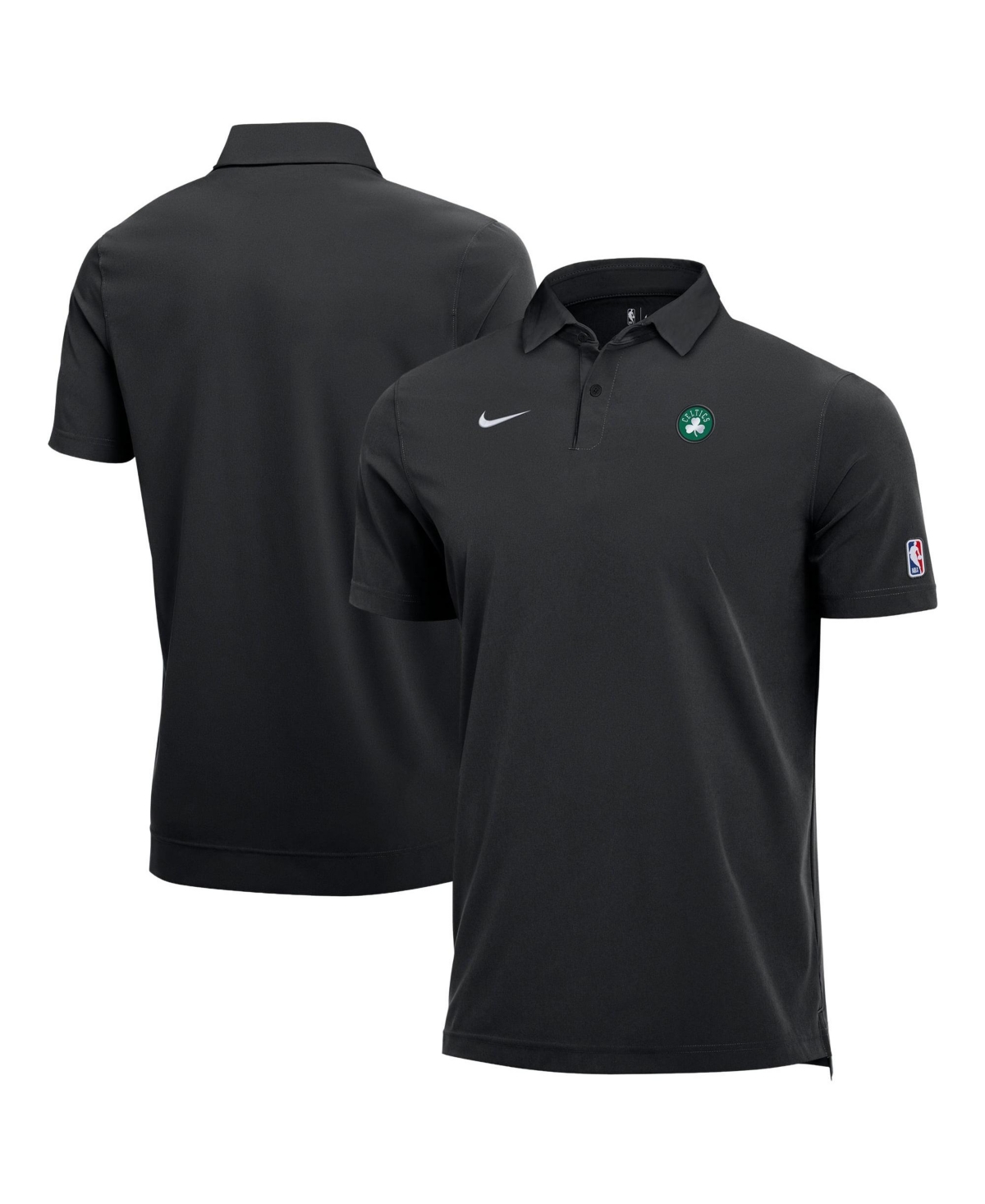 Nike Men's Black Boston Celtics 2026/27 Dri-fit Coaches Polo Shirt - Black, White