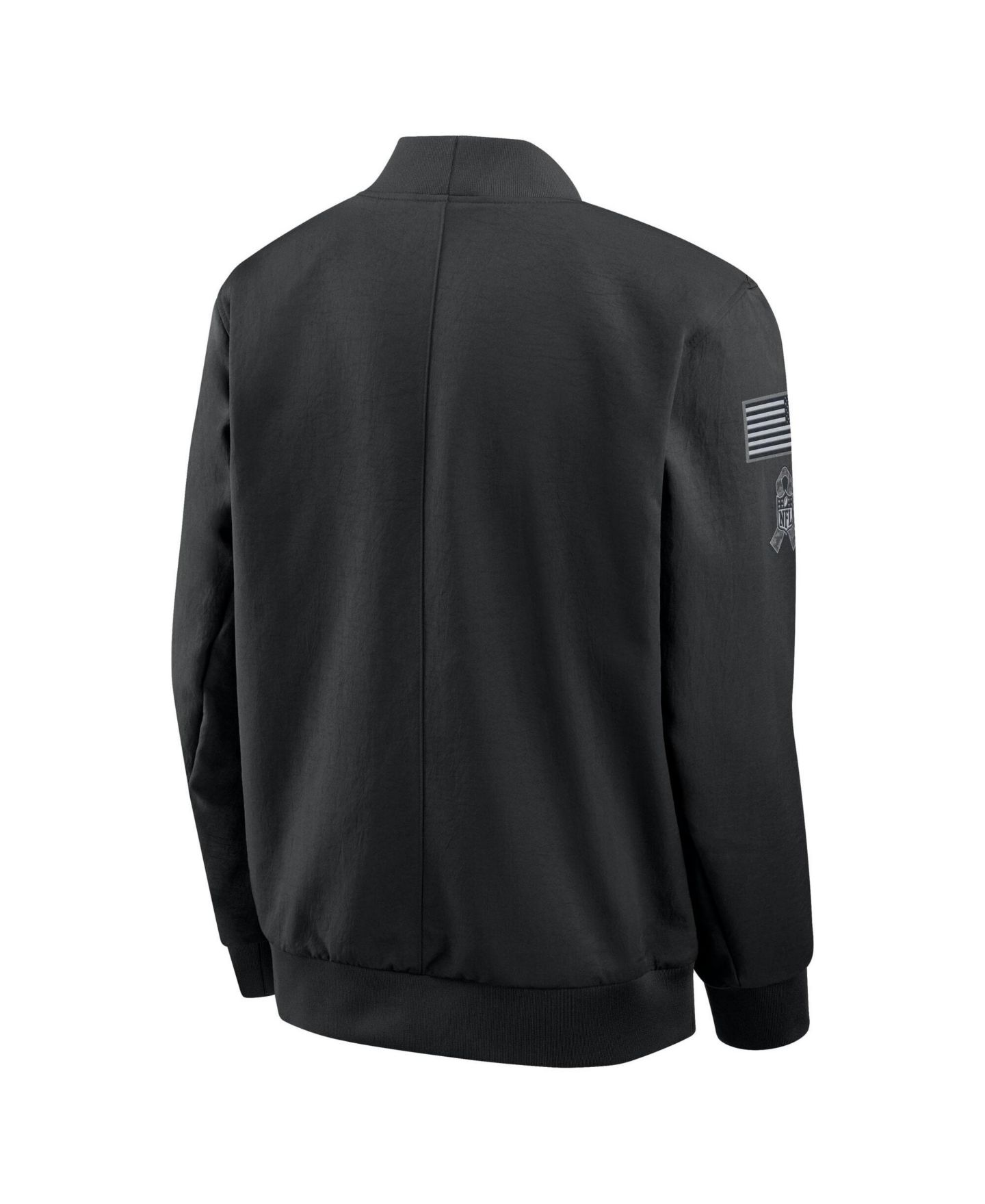 Мужская куртка Nike Black Philadelphia Eagles 2026 Salute to Service Sideline Full-Zip Bomber — фото 4