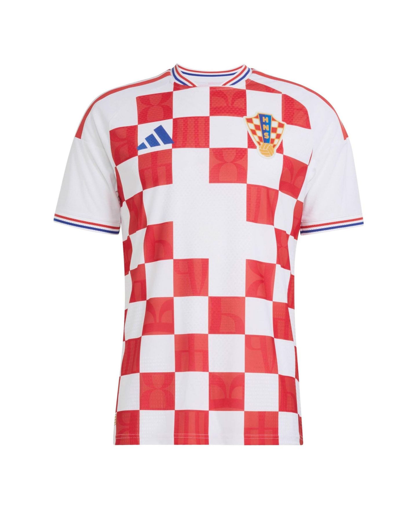 Мужской топ adidas White Croatia National Team 2027 Home On-Field Authentic Jersey — фото 4