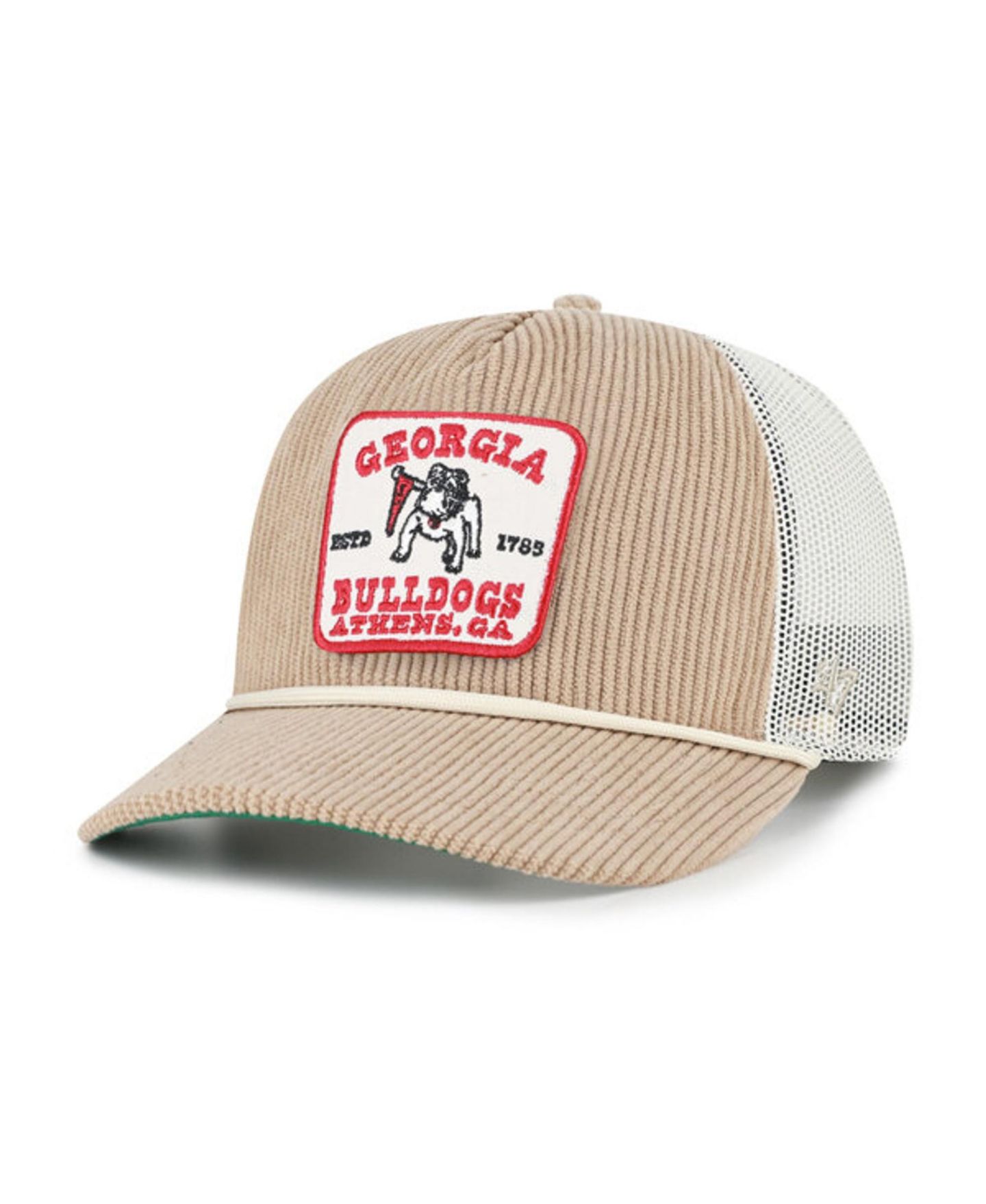 Кепка '47 Brand Khaki Georgia Bulldogs Cordlandia Hitch Adjustable Hat — фото 1
