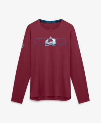 Men's Burgundy Colorado Avalanche Authentic Pro Rink Tech Long Sleeve T-Shirt