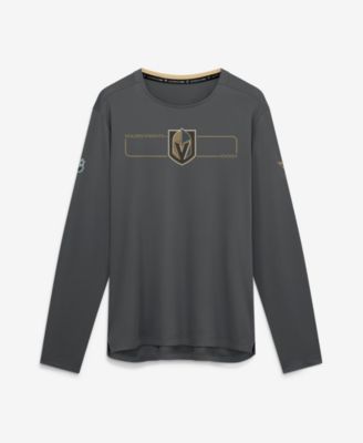 Men's Charcoal Vegas Golden Knights Authentic Pro Rink Tech Long Sleeve T-Shirt