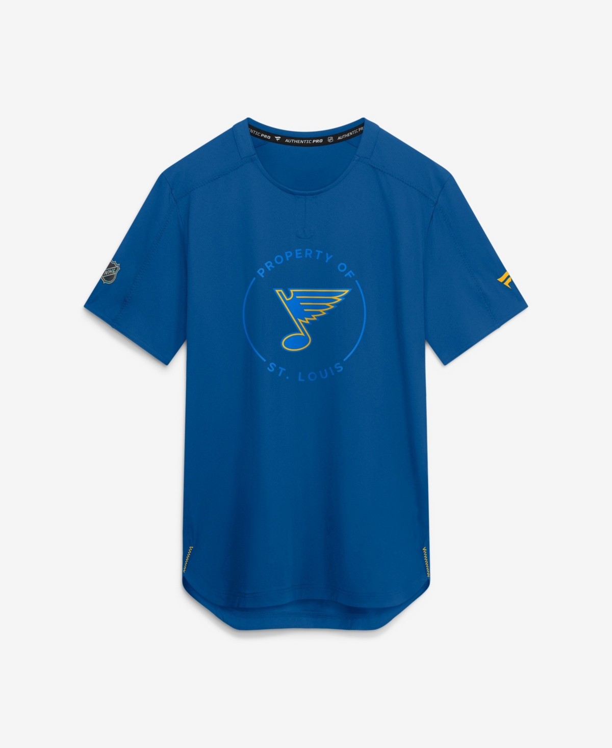 Fanatics Men's Blue St. Louis Blues Authentic Pro Train Performance T-Shirt - Blue