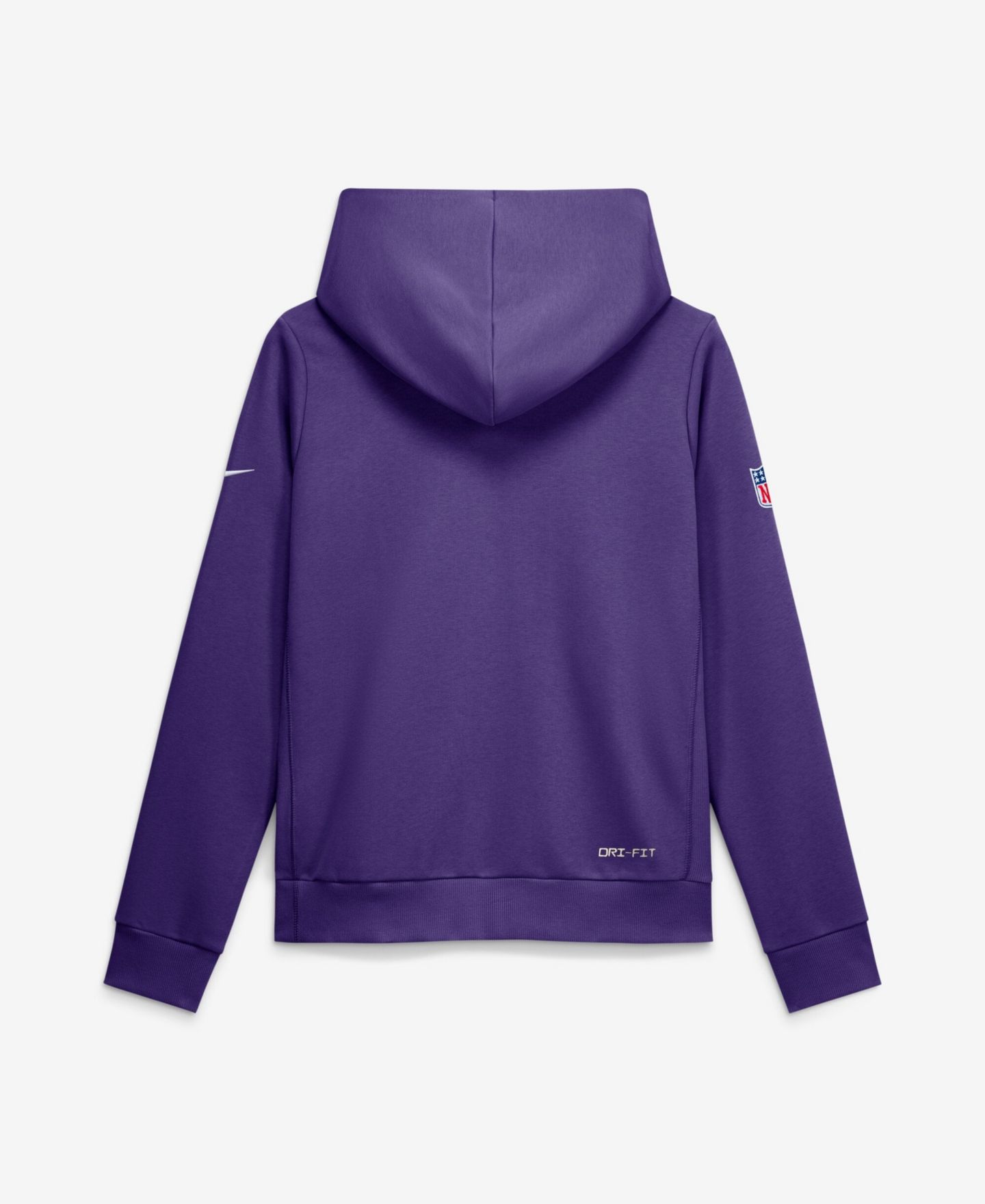 Женское худи Nike Purple Minnesota Vikings Sideline Standard Issue Dri-FIT — фото 2