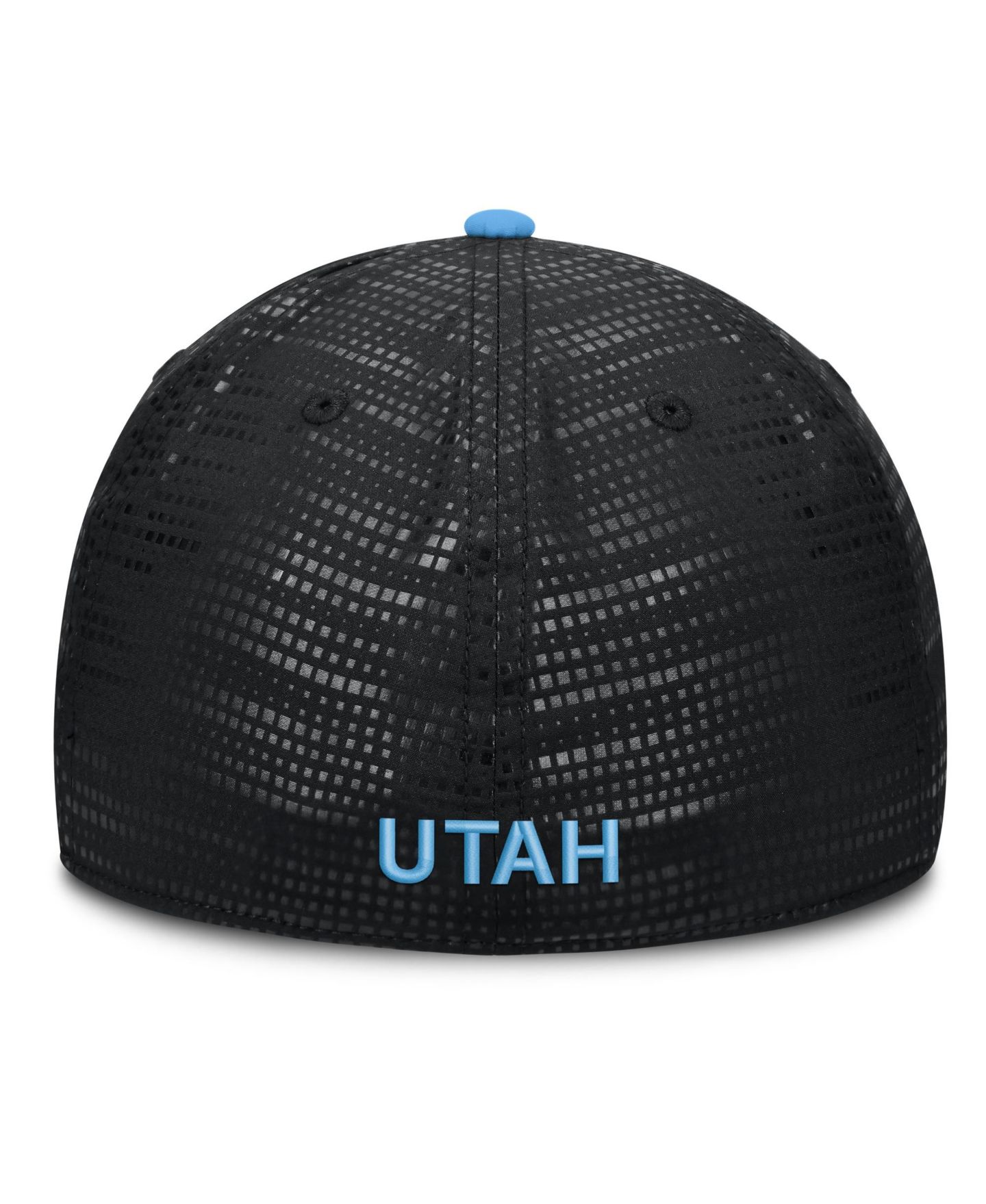Мужской головной убор Fanatics Black Utah Mammoth Authentic Pro Rink Debossed Stretch Fit Hat — фото 4