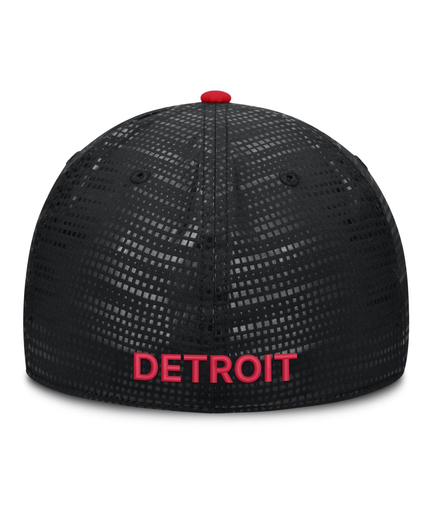 Мужской головной убор Fanatics Black Detroit Red Wings Authentic Pro Rink Stretch Fit Hat — фото 4