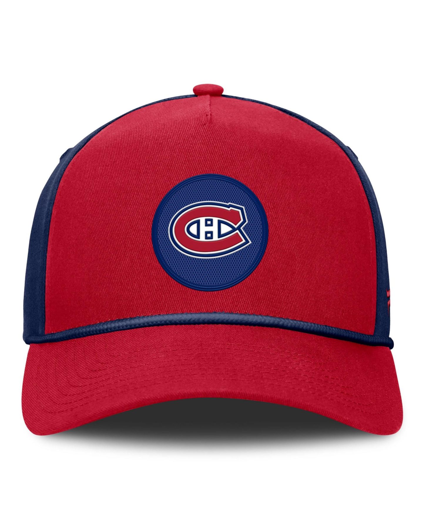 Мужская кепка Fanatics Red Montreal Canadiens Authentic Pro Rink A-Frame Adjustable Hat — фото 2