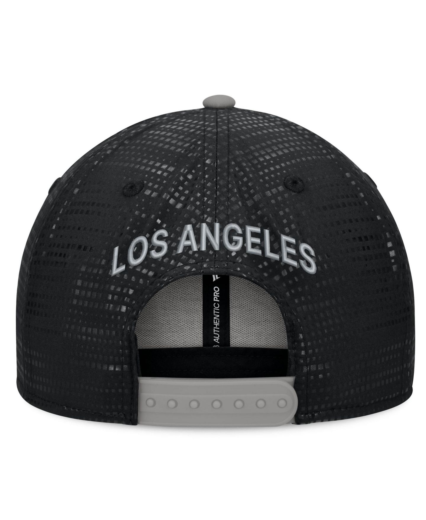 Мужская кепка Fanatics Black Los Angeles Kings Alternate Authentic Pro Rink Snapback Hat — фото 4