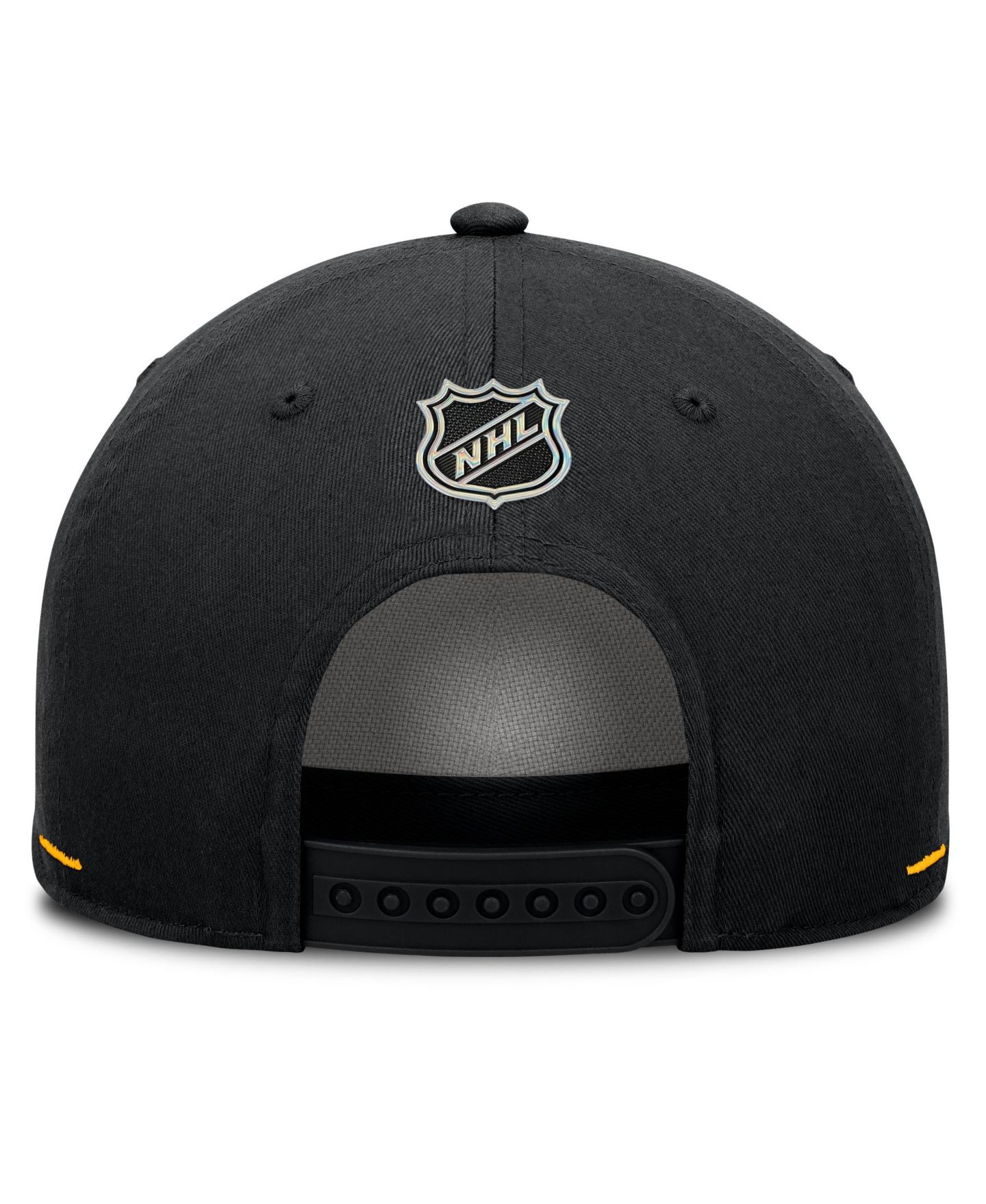 Мужская кепка Fanatics Black Pittsburgh Penguins Alternate Authentic Pro Rink A-Frame Adjustable Hat — фото 4