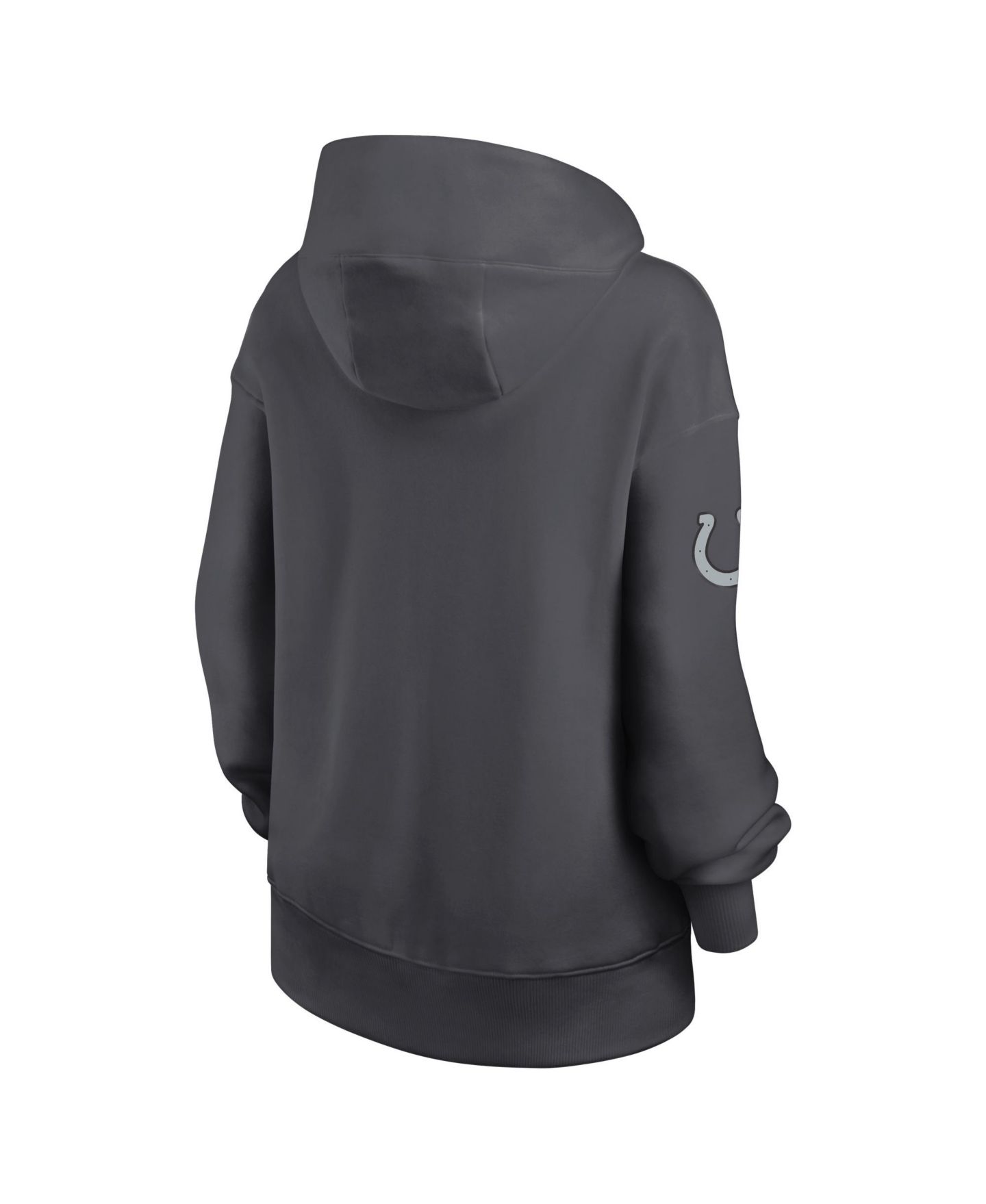 Женское худи Nike Anthracite Indianapolis Colts 2026 Rivalries Collection Oversized Pullover — фото 7
