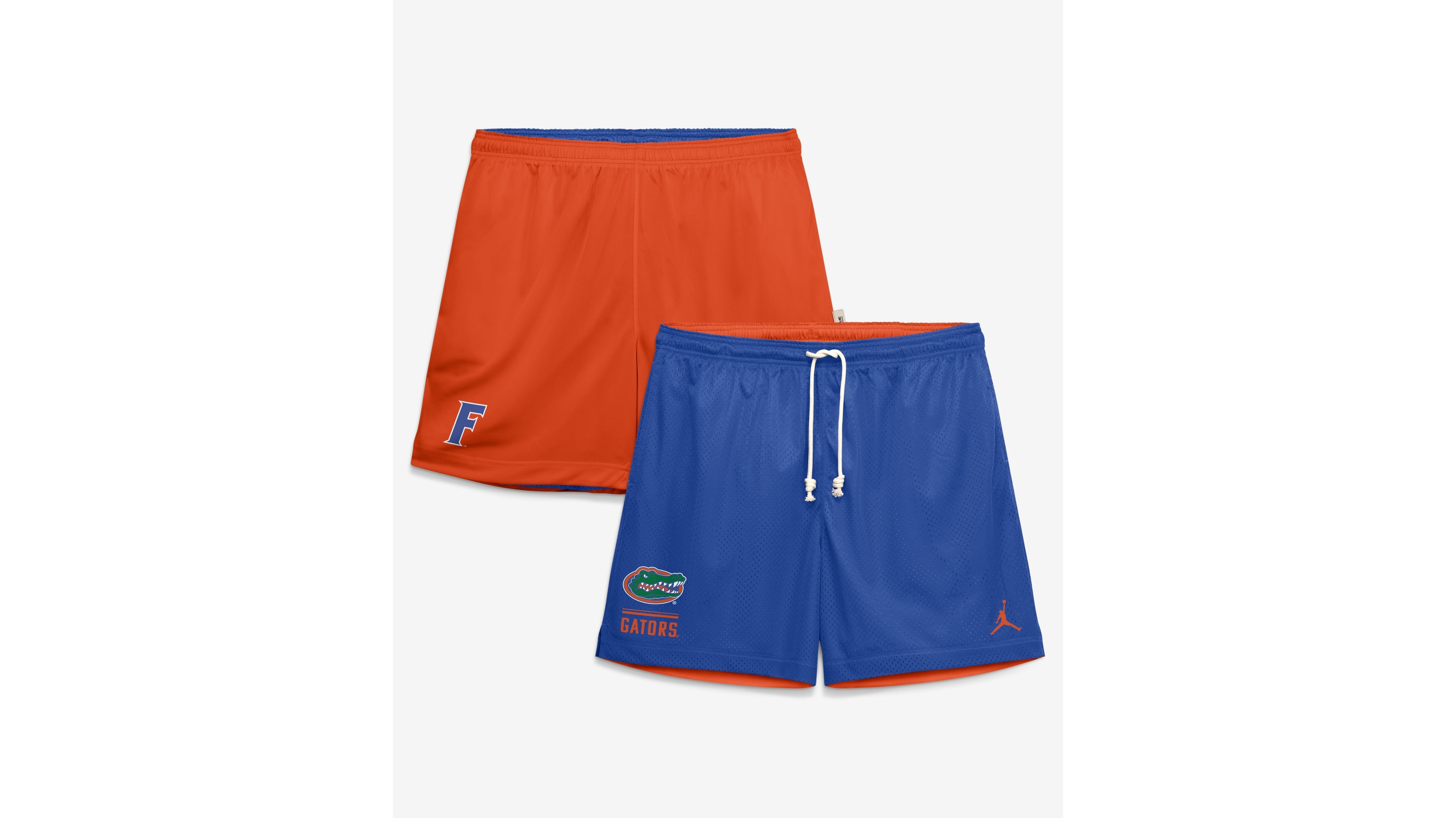 Jordan Men's Royal/Orange Florida Gators Courtside Reversible Dri-fit Shorts