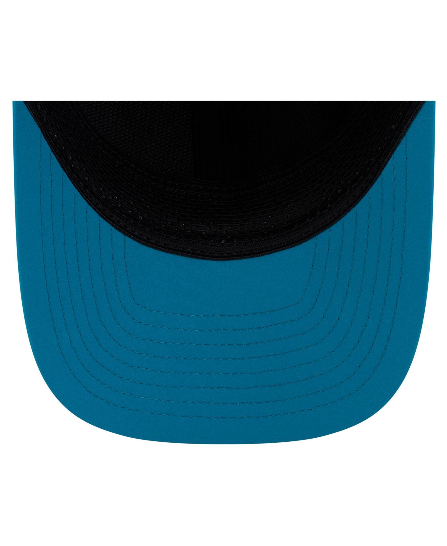 Мужская кепка New Era Teal Jacksonville Jaguars 2026 Sideline 39THIRTY M-Crown Flex Hat — фото 5