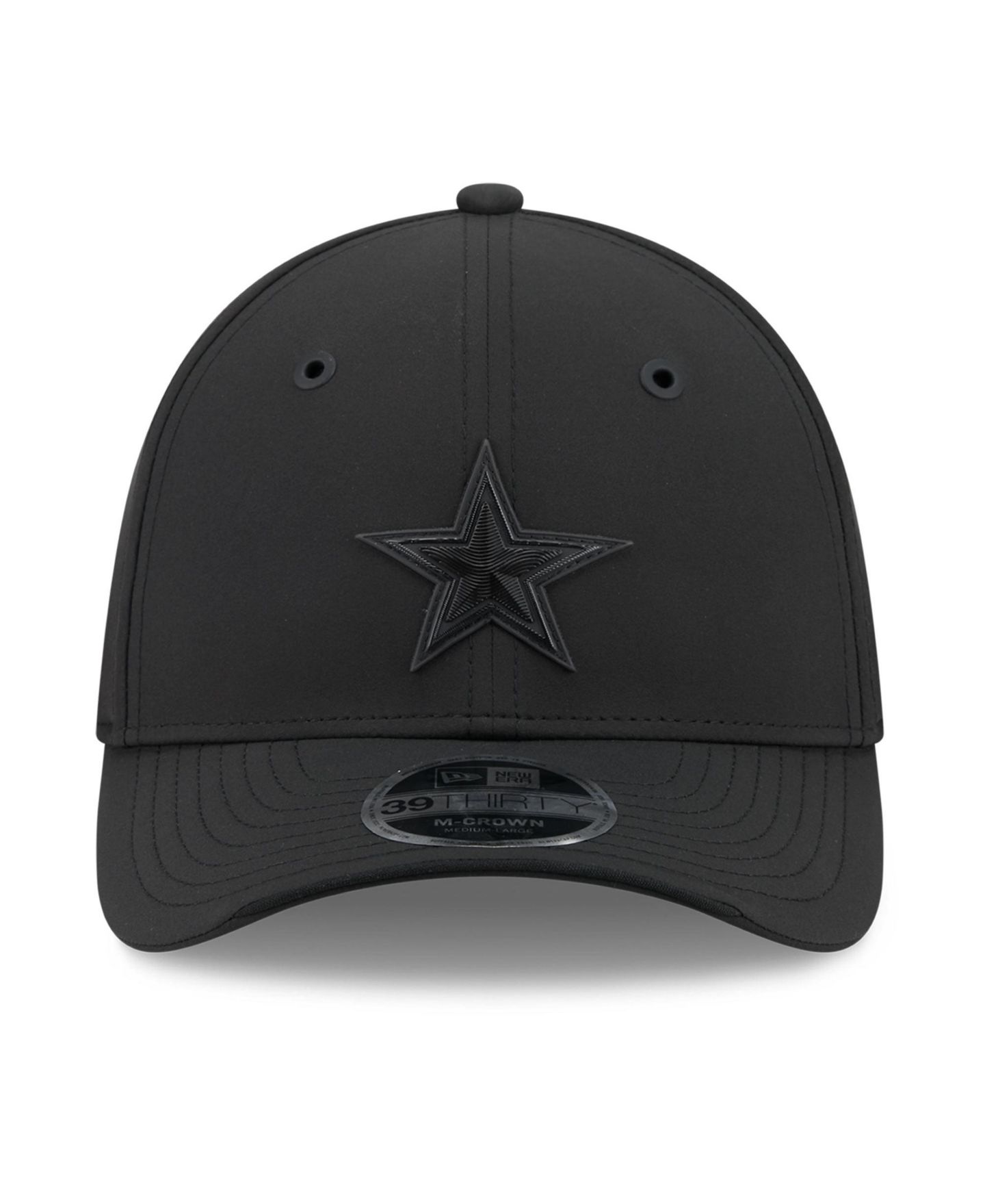 Мужской головной убор New Era Black Dallas Cowboys 2026 Sideline 39THIRTY M-Crown Stretch Hat — фото 2