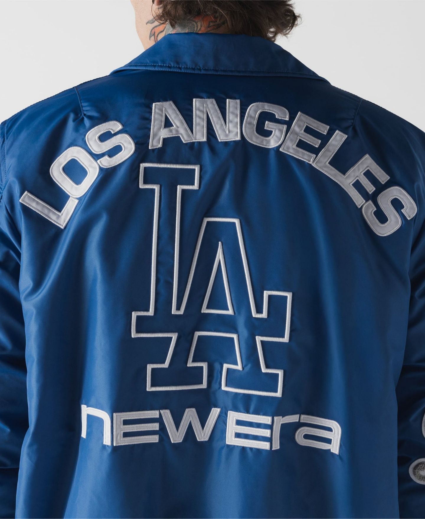 Мужская куртка New Era x Alpha Industries Royal Los Angeles Dodgers MA-1 Full-Zip Bomber — фото 6