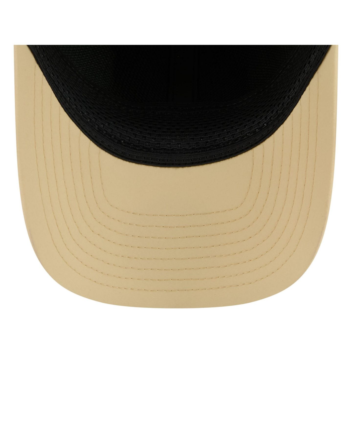 Мужская кепка New Era Gold New Orleans Saints 2026 Sideline 39THIRTY M-Crown Flex Hat — фото 5