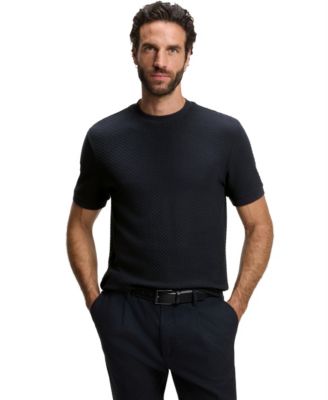 Men’s Cotton Geometric Structure T-Shirt