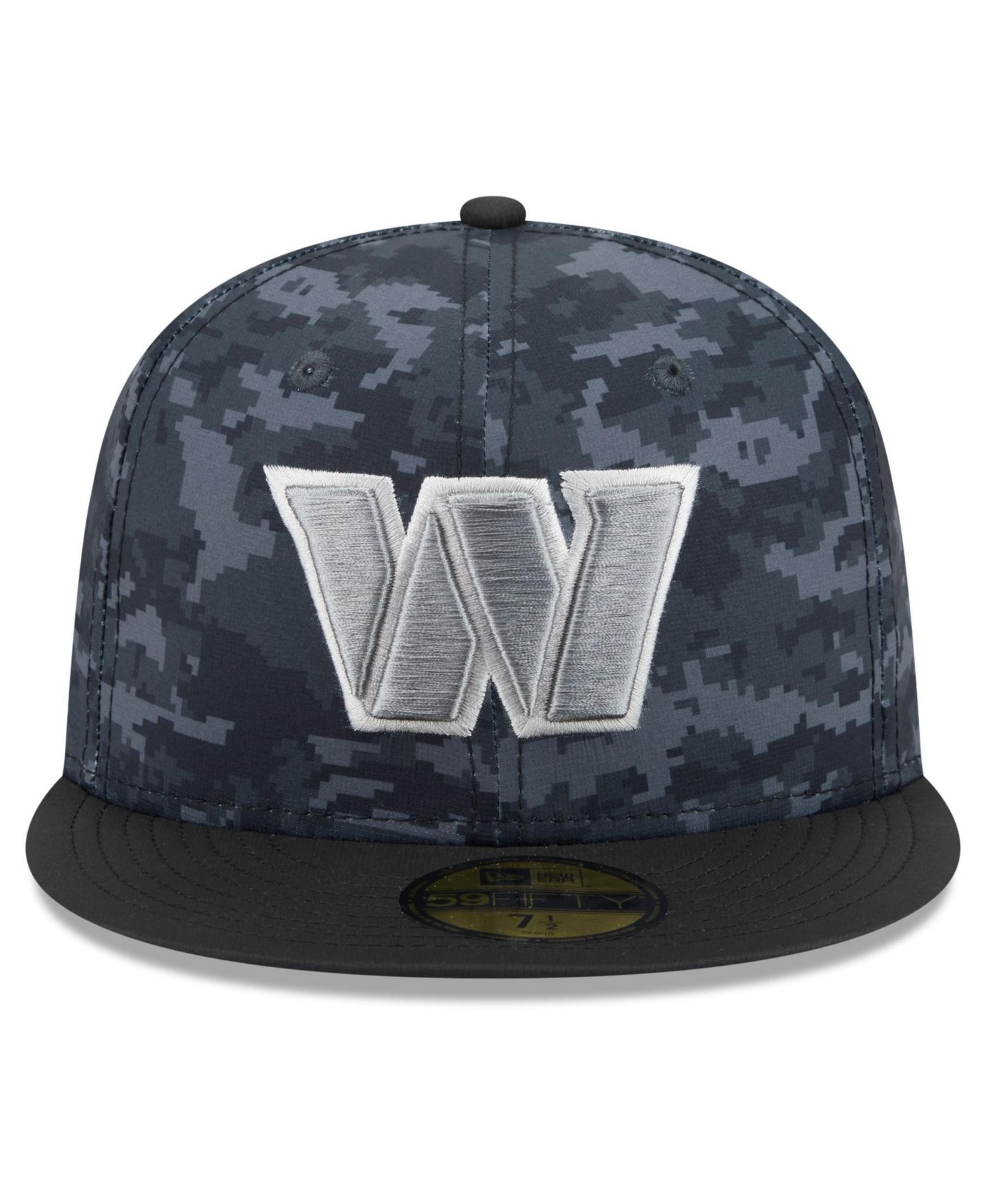 Мужская кепка New Era Black Washington Commanders 2026 Salute To Service 59FIFTY Fitted Hat — фото 2