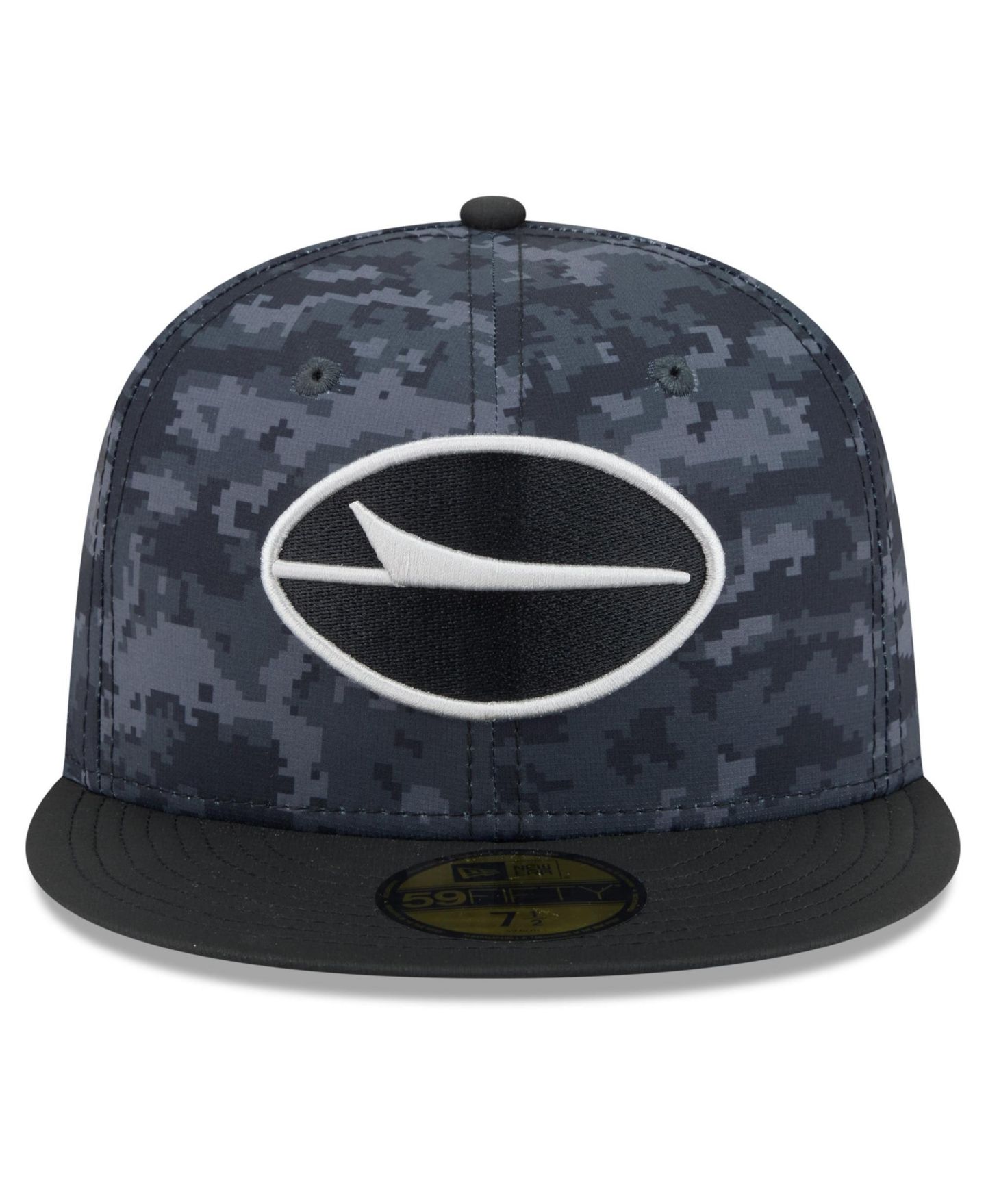 Мужская кепка New Era Black New York Jets 2026 Salute To Service 59FIFTY Fitted Hat — фото 2