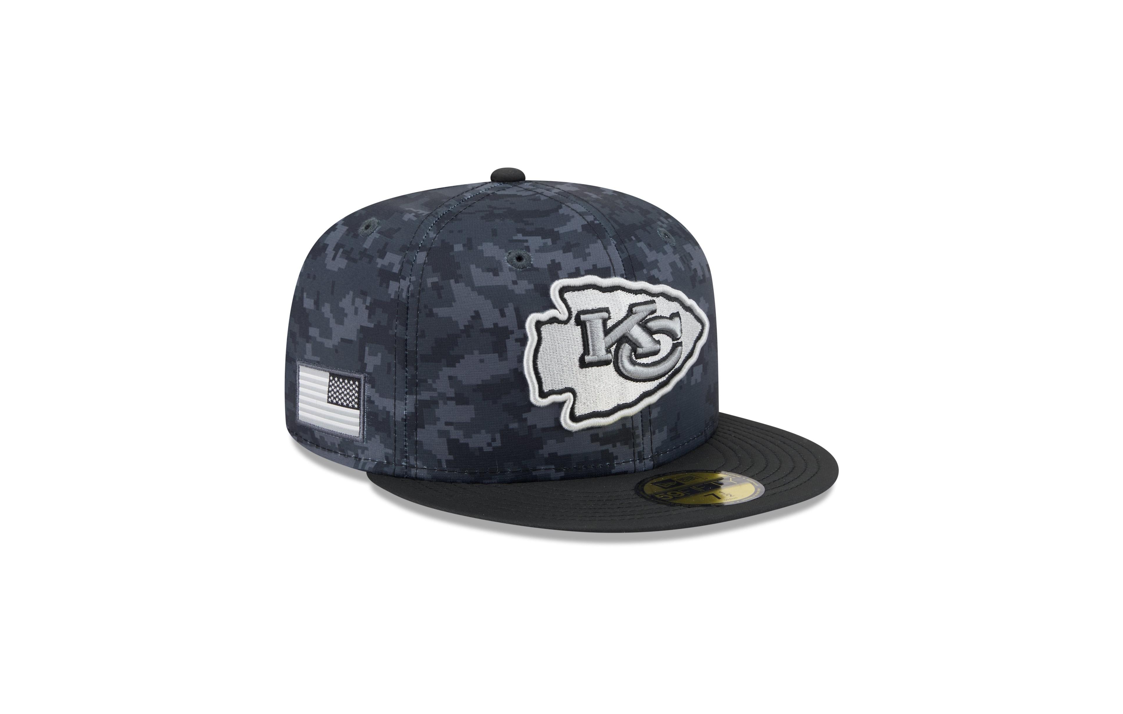 New Era Men's Black Kansas City Chiefs 2026 Salute To Service 59FIFTY Fitted Hat
