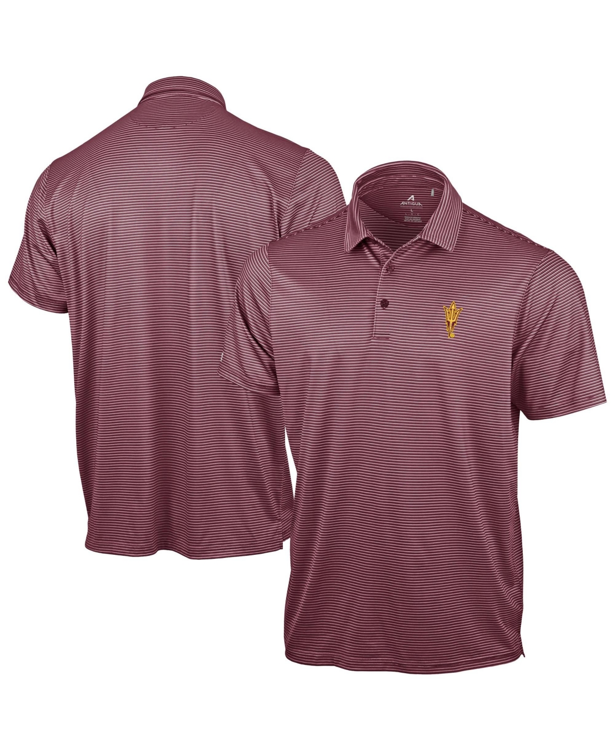Antigua Men's Maroon Arizona State Sun Devils Lineage Polo Shirt - Maroon
