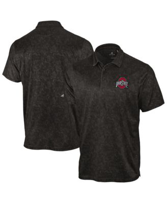 Men's Black Ohio State Buckeyes Lush Polo Shirt