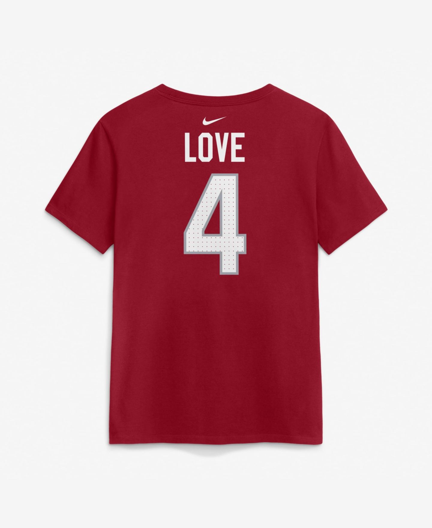 Женская футболка Nike Jeremiyah Love Cardinal Arizona Cardinals Name & Number — фото 3