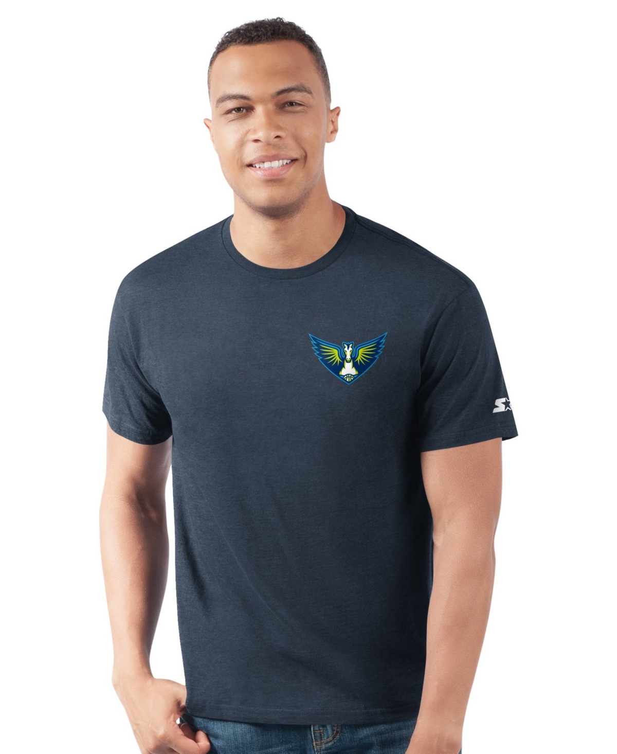 Starter Men's Navy Dallas Wings Wnba 30th Anniversary Prime Time T-Shirt - Navy