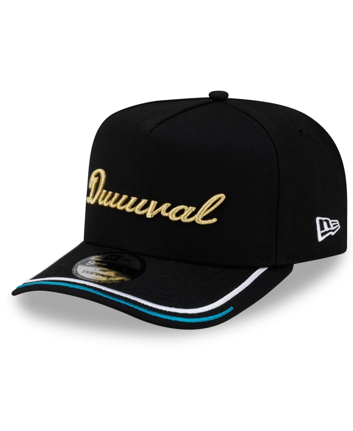 New Era Men's Black Jacksonville Jaguars 2026 Rivalries Collection Fan Pack A-Frame 9FIFTY Snapback Hat - Black