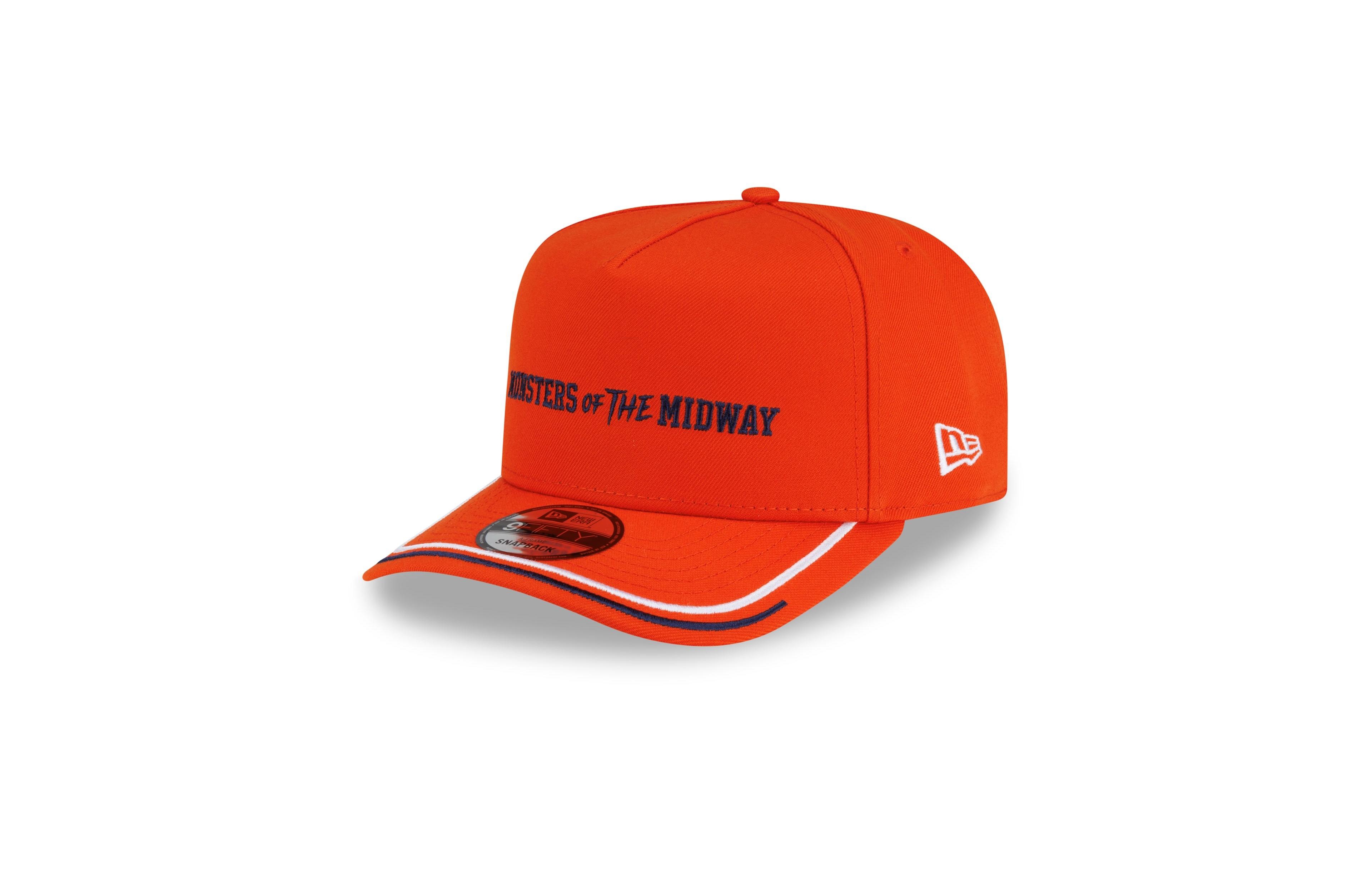New Era Men's Orange Chicago Bears 2026 Rivalries Collection Fan Pack A-Frame 9FIFTY Snapback Hat