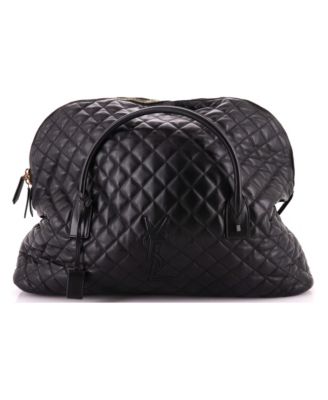 ES Giant Travel Bag Quilted Leather