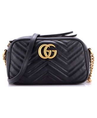 Small GG Marmont Shoulder Bag Matelasse Leather
