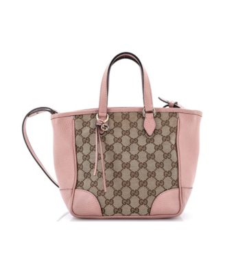 Small Bree Convertible Tote GG Canvas with Leather
