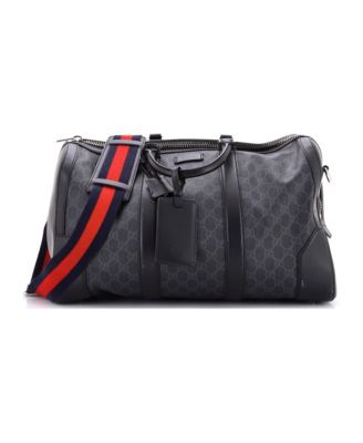 Medium Convertible Duffle Bag GG Coated Canvas