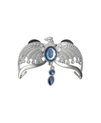 Ravenclaw Diadem Pin Brooch, Clear and Blue Crystals
