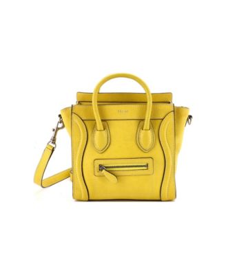 Nano Luggage Bag Grainy Leather