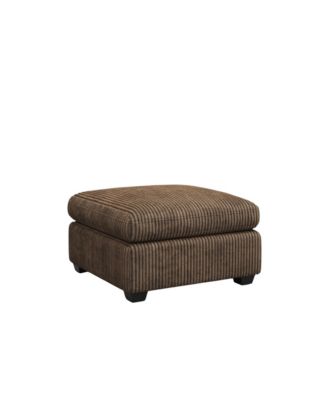 32 Inch Corduroy Ottoman