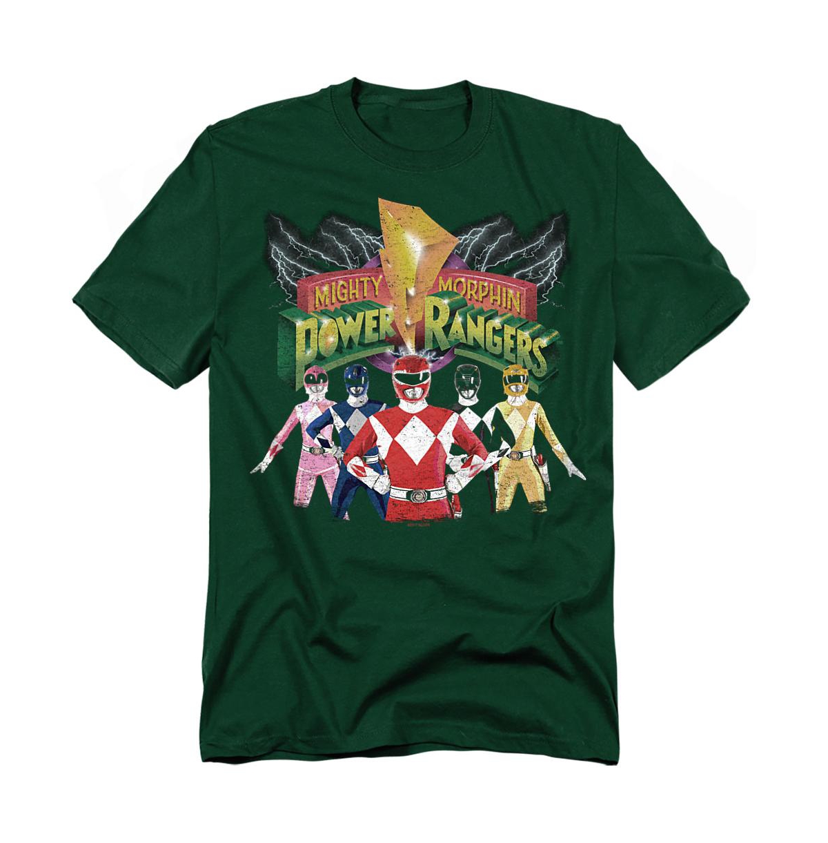 Power Rangers Men's Rangers Unite T-Shirt - Hunter green