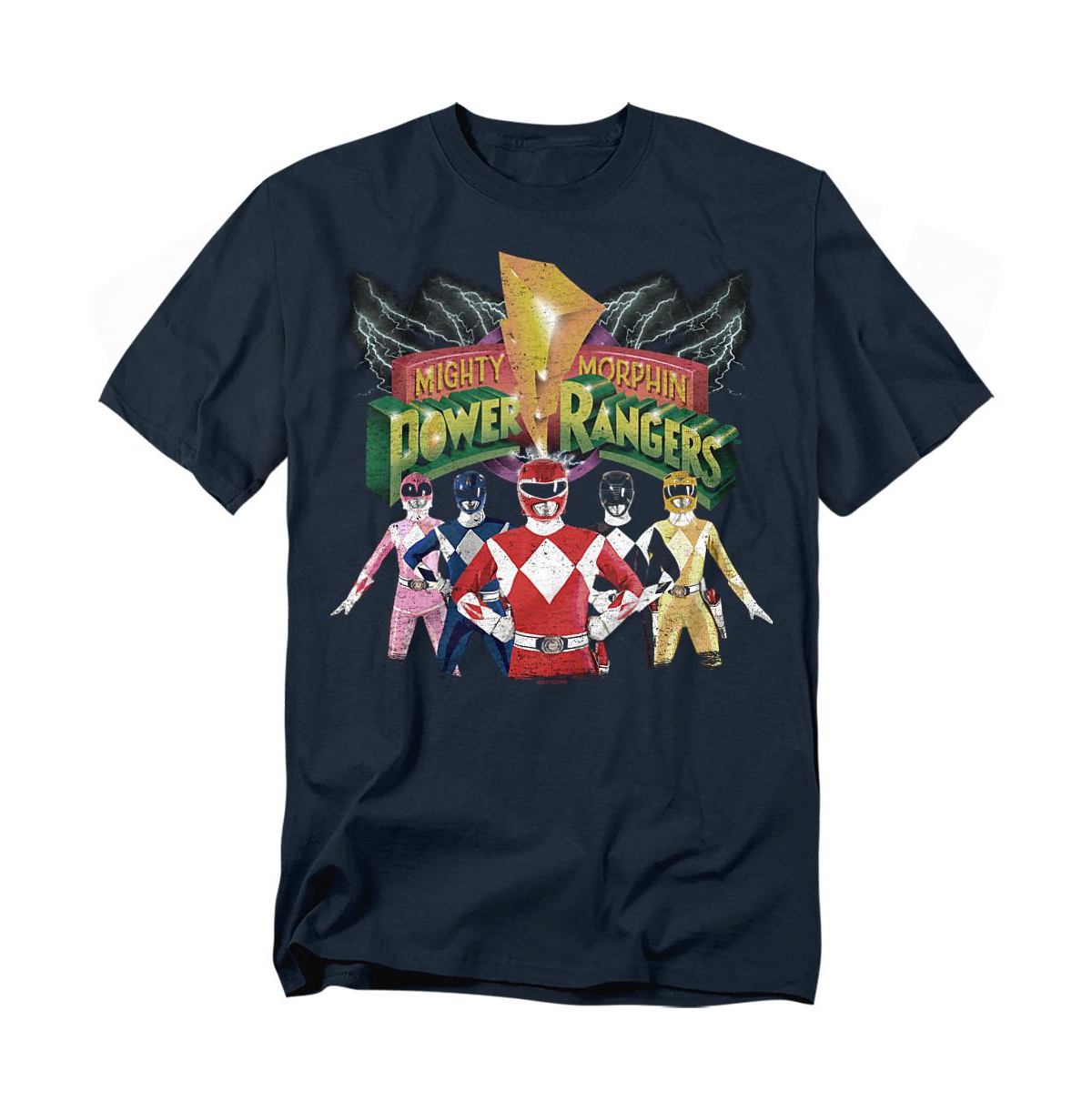 Power Rangers Men's Rangers Unite T-Shirt - Navy